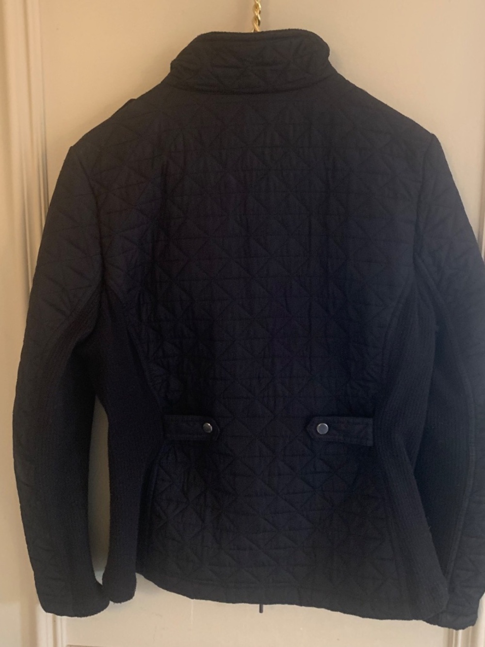 Quilted Biker Style Spring or Fall jacket (L) - Picture 2 of 7
